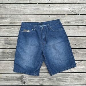 Revolution Dark Blue Jean Shorts for Men‎